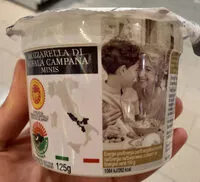 Mängden socker i Mozzarella di Bufala Campana Minis