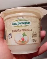 Mängden socker i Burrata Di Bufala