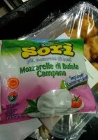 Mängden socker i Mozzarella di bufala campana