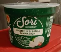 Mängden socker i Mozzarella di bufala