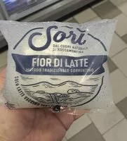 Mängden socker i Fior di latte