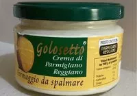 Mängden socker i Golosetto-Crema di Parmigiano Reggiano