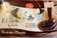 Mängden socker i Fior di latte e cioccolato