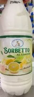 Mängden socker i Sorbetto al limone analcolico