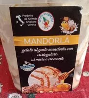 Mängden socker i Gelato al gusto mandorla con variegatura al miele e croccante