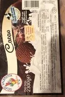 Mängden socker i Gelato al cacao