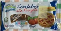 Mängden socker i Crostatine alla Fragola