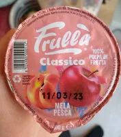 Mängden socker i Polpa frullata mela e pesca