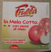 Mängden socker i Frulla la mela cotta