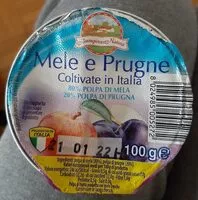 Mängden socker i Mele e prugne