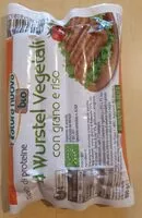 Mängden socker i Wurstel vegetali con grano e riso