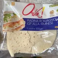Mängden socker i Piadina romagnola igp