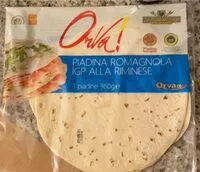 Mängden socker i Piadina romagnola IGP alla Riminese