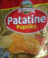 Mängden socker i Patatine Paprika