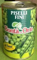 Mängden socker i Piselli fini