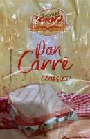 Mängden socker i Pan carrè classico