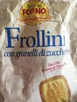 Mängden socker i Frollini con granella di zucchero