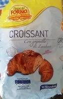 Mängden socker i Croissant con granella di zucchero