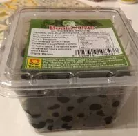 Mängden socker i Olive nere secche