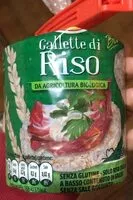 Mängden socker i Gallette di riso