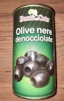 Mängden socker i Olive nere denocciolate