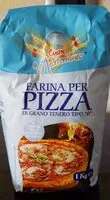 Mängden socker i Farina per pizza