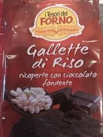Mängden socker i Gallette di riso ricoperte al cioccolato fondente