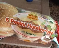 Mängden socker i 6 panini hamburger