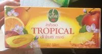 Mängden socker i Infuso tropical frutti misti