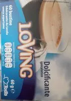 Mängden socker i Dolcificante ipocalorico Loving