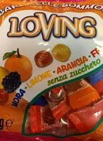 Mängden socker i Caramelle Gommose Loving