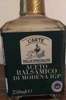 Mängden socker i Aceto balsamico di Modena IGP
