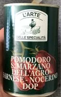 Mängden socker i Pomodoro S.marzano