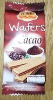 Mängden socker i Wafers al cacao
