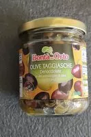 Mängden socker i Olive taggiasche denocciolate
