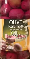 Mängden socker i Olive kalamata in salamoia