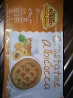 Mängden socker i Crostatine all'albicocca