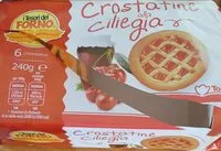 Mängden socker i Crostatine alla ciliegia