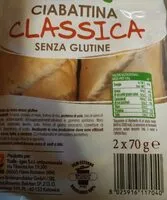 Mängden socker i Ciabattina classica senza glutine