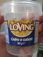 Mängden socker i Cedro a cubetti