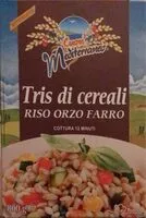 Mängden socker i Tris di cereali riso orzo farro