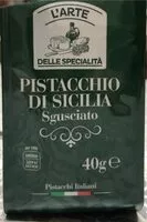 Mängden socker i pistacchio di sicilia sgusciato