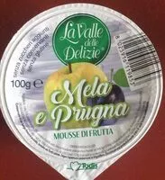 Mängden socker i Mousse di frutta La Valle delle delizie