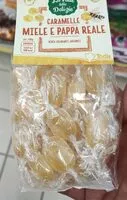 Mängden socker i Caramelle miele e pappa reale