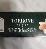 Mängden socker i Torrone