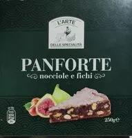 Mängden socker i PANFORTE nocciole e fichi
