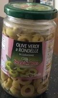 Mängden socker i olive verdi a rondelle in salamoia