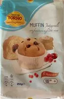 Mängden socker i Muffin integrali con farcitura frutti rossi