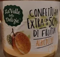Mängden socker i Confettura Extra con il 50% di frutta albicocca