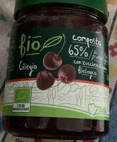 Mängden socker i composta 65% di frutta con zucchero di canna biologica Bio